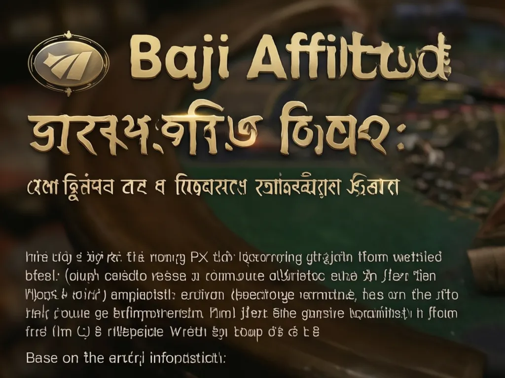 Baji Affiliated মার্কেটিং কৌশল এবং ট্রাফিক বৃদ্ধির উপায়
